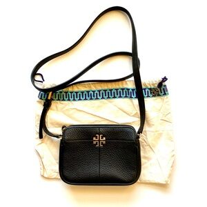 Tory Burch Pebbled Leather Mini Crossbody with Dust Bag
